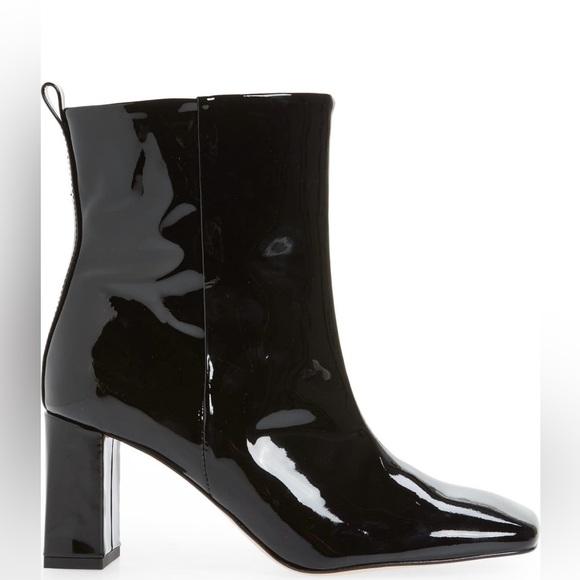 🖤 NIB! Good American Patent Ankle Boot - Picture 3 of 12